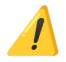 point d'exclamation sur un triangle jaune